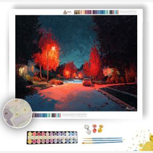 BLOOMING GLOWING - Paint by Numbers Full Kit