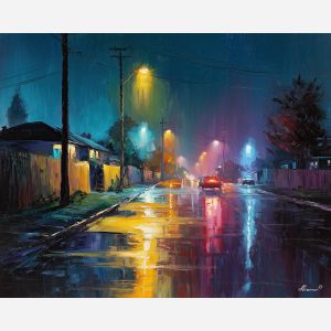 calm, held, palette knife, oil painting, impasto, thick paint, layered pigment, scraped texture, hand painted, fine art, expressive surface, material depth, painterly, atmospheric, visual rhythm, textured painting, studio art