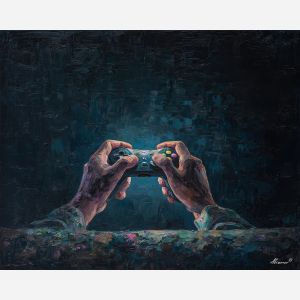 gentle, blooming, palette knife, oil painting, impasto, thick paint, layered pigment, scraped texture, hand painted, fine art, expressive surface, material depth, painterly, atmospheric, visual rhythm, textured painting, studio art