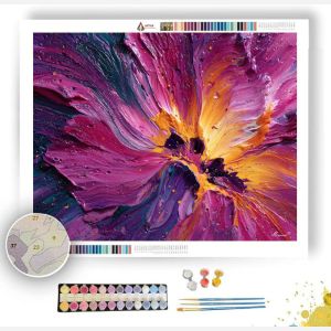 GLOWING BLOOMING - Paint by Numbers Full Kit