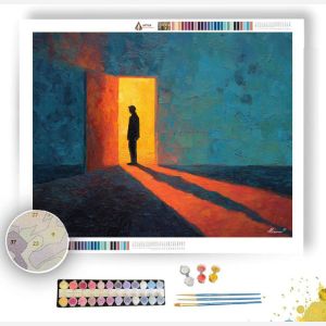 GLOWING NARROW - Paint by Numbers Full Kit