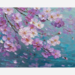 held, calm, palette knife, oil painting, impasto, thick paint, layered pigment, scraped texture, hand painted, fine art, expressive surface, material depth, painterly, atmospheric, visual rhythm, textured painting, studio art