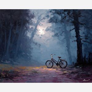 hidden, quiet, palette knife, oil painting, impasto, thick paint, layered pigment, scraped texture, hand painted, fine art, expressive surface, material depth, painterly, atmospheric, visual rhythm, textured painting, studio art