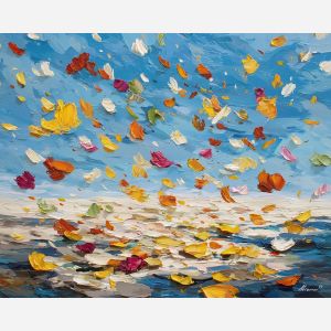 quiet, measured, palette knife, oil painting, impasto, thick paint, layered pigment, scraped texture, hand painted, fine art, expressive surface, material depth, painterly, atmospheric, visual rhythm, textured painting, studio art