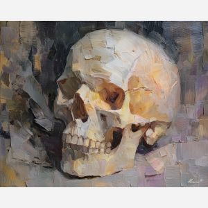 quiet, unfolding, palette knife, oil painting, impasto, thick paint, layered pigment, scraped texture, hand painted, fine art, expressive surface, material depth, painterly, atmospheric, visual rhythm, textured painting, studio art