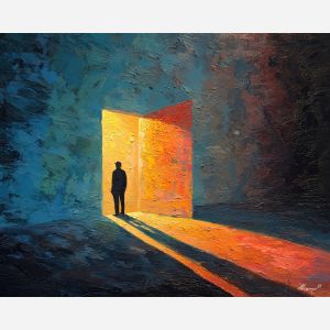 silent, low, palette knife, oil painting, impasto, thick paint, layered pigment, scraped texture, hand painted, fine art, expressive surface, material depth, painterly, atmospheric, visual rhythm, textured painting, studio art