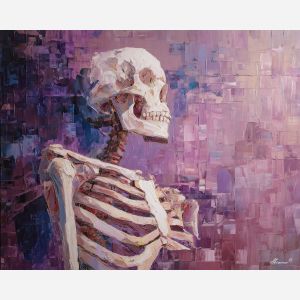 soft, quiet, palette knife, oil painting, impasto, thick paint, layered pigment, scraped texture, hand painted, fine art, expressive surface, material depth, painterly, atmospheric, visual rhythm, textured painting, studio art