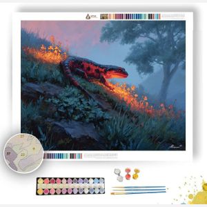 EMBERROOT SALAMANDER SLOPE - Paint by Numbers Full Kit