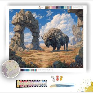 BRIGHTSTONE BISON PLAINS - Paint by Numbers Full Kit