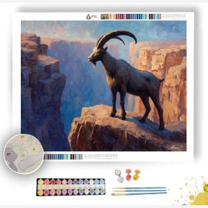 AETHERHORN IBEX CLIFFS - Paint by Numbers Full Kit
