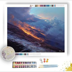 ASHWIND VOLCANIC SLOPE - Paint by Numbers Full Kit