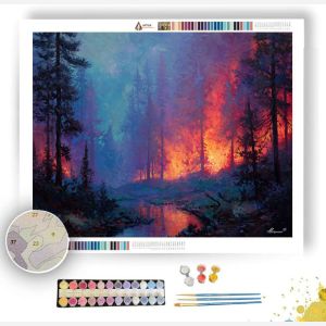 FLAMEROOT FOREST - Paint by Numbers Full Kit