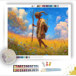 MEADOWBOUND FAUN CROSSING - Paint by Numbers Full Kit