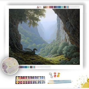 CAVERN DRAKE VALLEY - Paint by Numbers Full Kit