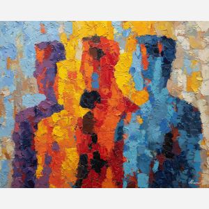 hidden, color, matisse, palette knife, oil painting, impasto, thick paint, textured surface, expressive art, painterly style, material depth, visual rhythm, contemporary art, hand painted, layered pigment, atmospheric, modern composition