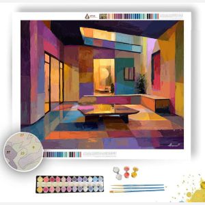 LUMINOUS VIVID OUTLINE - Paint by Numbers Full Kit