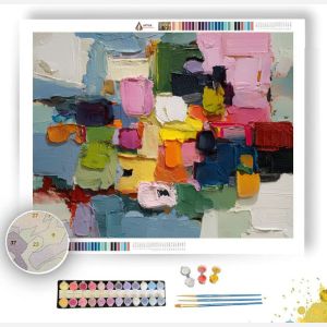 FLOWING GROUNDED SCENE - Paint by Numbers Full Kit