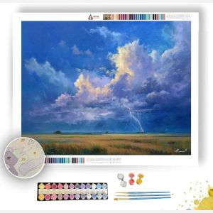 ELECTRIC CLOUD FIELDS - Paint by Numbers Full Kit