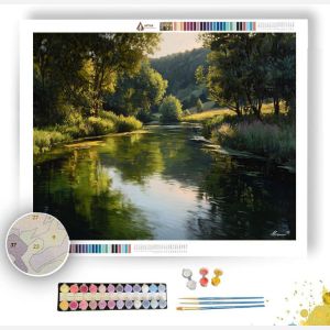 DUSKFLOW RIVERBEND - Paint by Numbers Full Kit