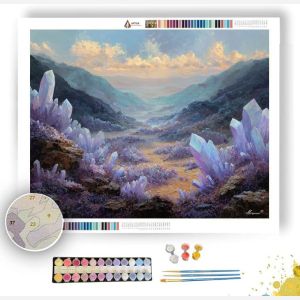 CRYSTALQUIET VALLEY - Paint by Numbers Full Kit