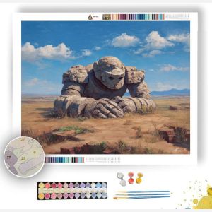 STONEKIN GOLEM PLAIN - Paint by Numbers Full Kit