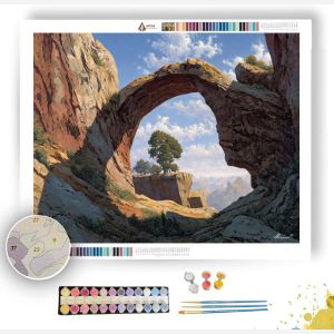 AIRSWEPT STONE ARCH - Paint by Numbers Full Kit