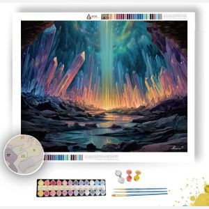 CRYSTALFLOW CANYON - Paint by Numbers Full Kit