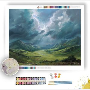 THUNDERSPINE HIGHLANDS - Paint by Numbers Full Kit