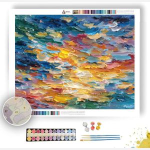 FLOWING LIGHT - Paint by Numbers Full Kit