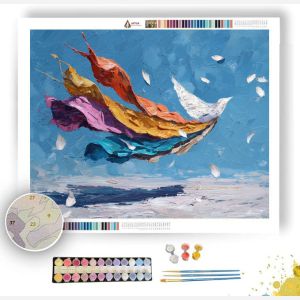 FLOWING DRIFTING COMPOSITION - Paint by Numbers Full Kit