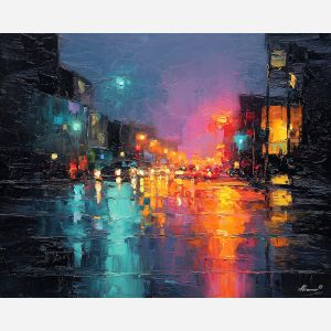 charged, surface, neon, palette knife, oil painting, impasto, thick paint, textured surface, expressive art, painterly style, material depth, visual rhythm, contemporary art, hand painted, layered pigment, atmospheric, modern composition