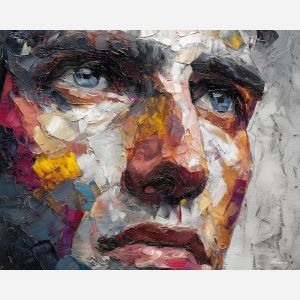 gentle, surface, african american, palette knife, oil painting, impasto, thick paint, textured surface, expressive art, painterly style, material depth, visual rhythm, contemporary art, hand painted, layered pigment, atmospheric, modern composition