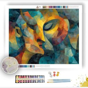 BRIGHT GRAPHIC FIGURE - Paint by Numbers Full Kit
