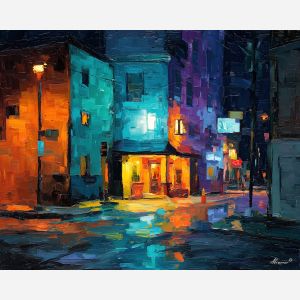 charged, shape, neon, palette knife, oil painting, impasto, thick paint, textured surface, expressive art, painterly style, material depth, visual rhythm, contemporary art, hand painted, layered pigment, atmospheric, modern composition