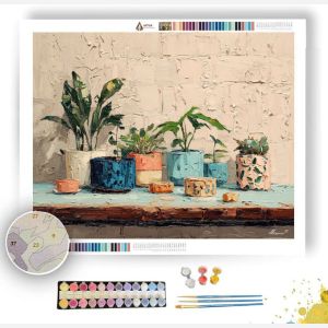 FLOWING MUTED EDGE - Paint by Numbers Full Kit