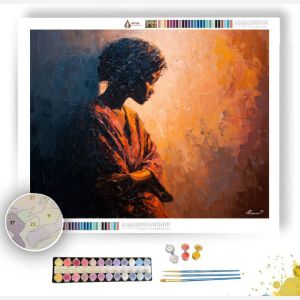 BRIGHT QUIET FIGURE - Paint by Numbers Full Kit