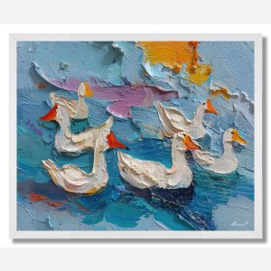 DRIFTING GENTLE SURFACE - FRAMED