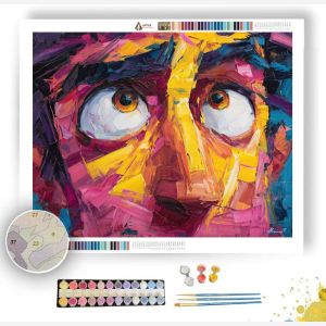 HIDDEN BOLD COMPOSITION - Paint by Numbers Full Kit