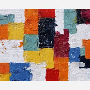 calm, frame, art deco, palette knife, oil painting, impasto, thick paint, textured surface, expressive art, painterly style, material depth, visual rhythm, contemporary art, hand painted, layered pigment, atmospheric, modern composition