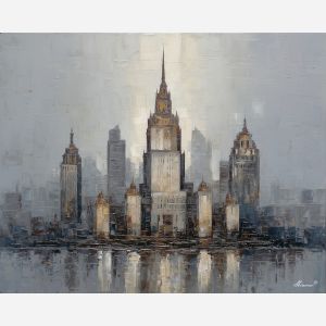 muted, form, art deco, palette knife, oil painting, impasto, thick paint, textured surface, expressive art, painterly style, material depth, visual rhythm, contemporary art, hand painted, layered pigment, atmospheric, modern composition