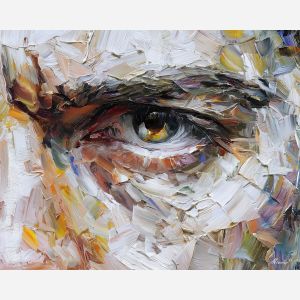 soft, graphic, light, manga, palette knife, oil painting, impasto, thick paint, textured surface, expressive art, painterly style, material depth, visual rhythm, contemporary art, hand painted, layered pigment, atmospheric, modern composition