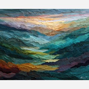 drifting, field, boho, palette knife, oil painting, impasto, thick paint, textured surface, expressive art, painterly style, material depth, visual rhythm, contemporary art, hand painted, layered pigment, atmospheric, modern composition