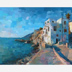 open, outline, manga, palette knife, oil painting, impasto, thick paint, textured surface, expressive art, painterly style, material depth, visual rhythm, contemporary art, hand painted, layered pigment, atmospheric, modern composition