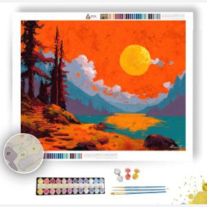 BRIGHT SCENE - Paint by Numbers Full Kit