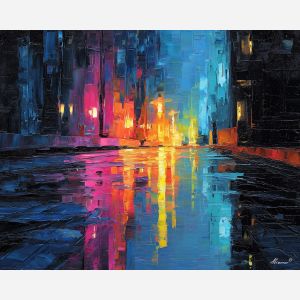 graphic, balance, neon, palette knife, oil painting, impasto, thick paint, textured surface, expressive art, painterly style, material depth, visual rhythm, contemporary art, hand painted, layered pigment, atmospheric, modern composition