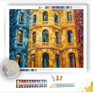 FLOWING SOFT FRAME - Paint by Numbers Full Kit