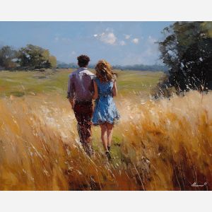 still, field, gay, palette knife, oil painting, impasto, thick paint, textured surface, expressive art, painterly style, material depth, visual rhythm, contemporary art, hand painted, layered pigment, atmospheric, modern composition