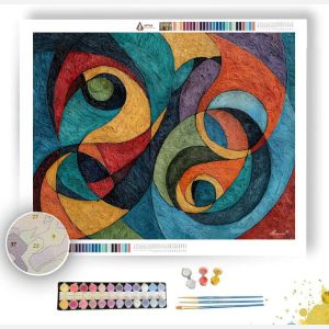 BRIGHT HIDDEN SHAPE - Paint by Numbers Full Kit