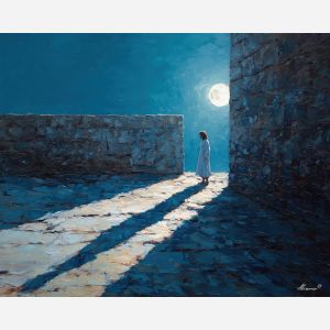 focused, field, vampire, palette knife, oil painting, impasto, thick paint, textured surface, expressive art, painterly style, material depth, visual rhythm, hand painted, layered pigment, atmospheric, fine art, contemporary painting