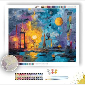 ODD SHARP MOTION - Paint by Numbers Full Kit